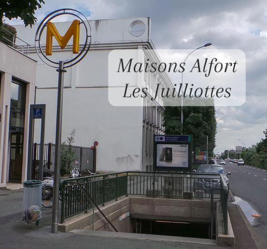 Grand App Rénové, métro Ligne 8, parking dans la rue gratuit, grand lit haut de gamme :) Maisons-Alfort Exterior foto